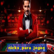 nicks para jogos de tiro